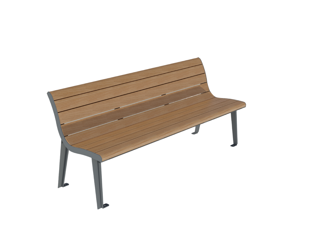Bench with backrest SK 092